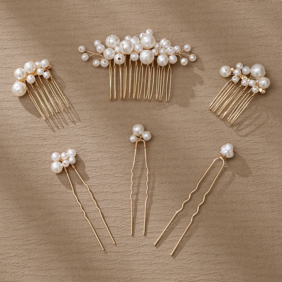 Pack of 5 Pearl Hair accessories - Image 8
