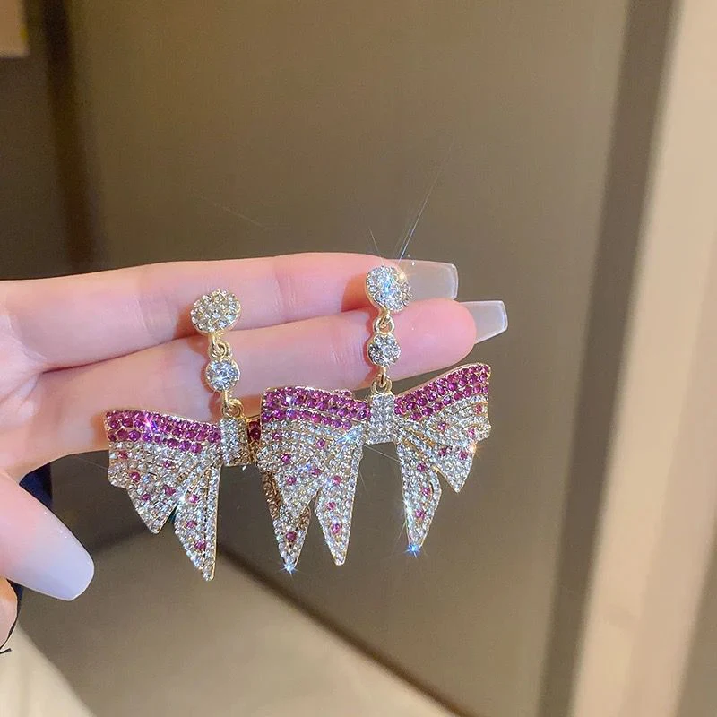 Party Glam Bow earrings - Image 2