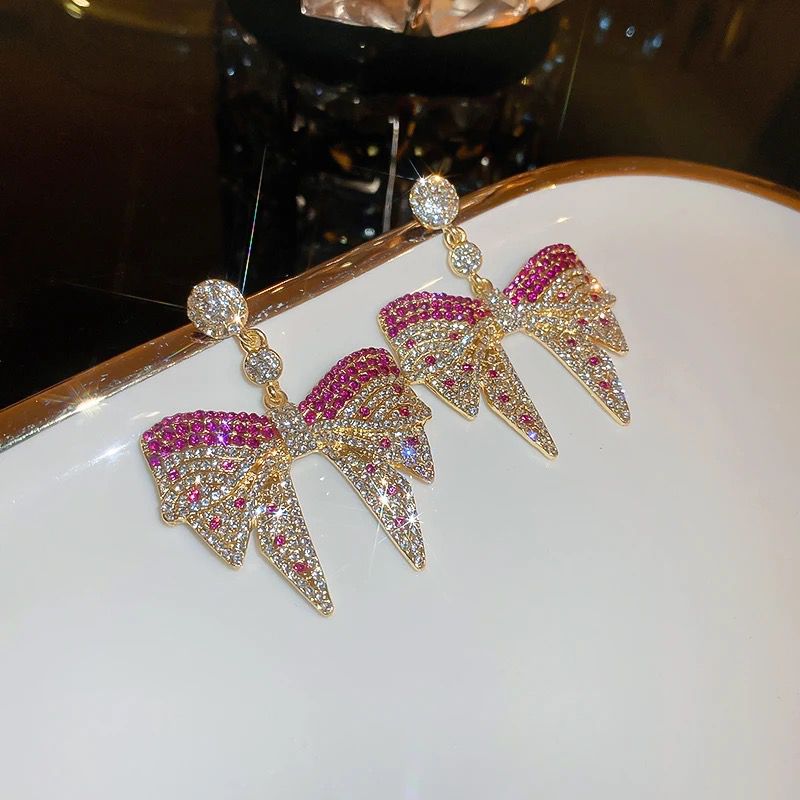 Party Glam Bow earrings - Image 4