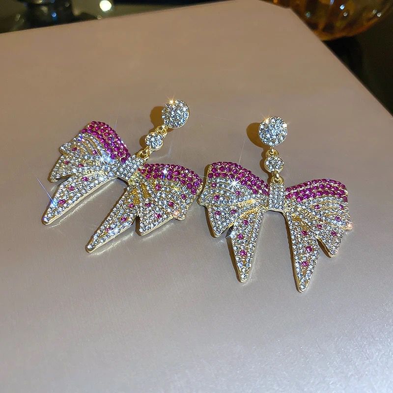 Party Glam Bow earrings - Image 5