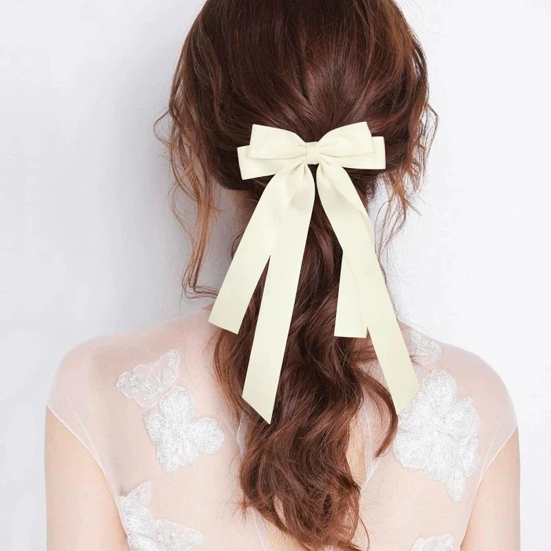 Pastel Dream Satin Hair Bow - Image 7