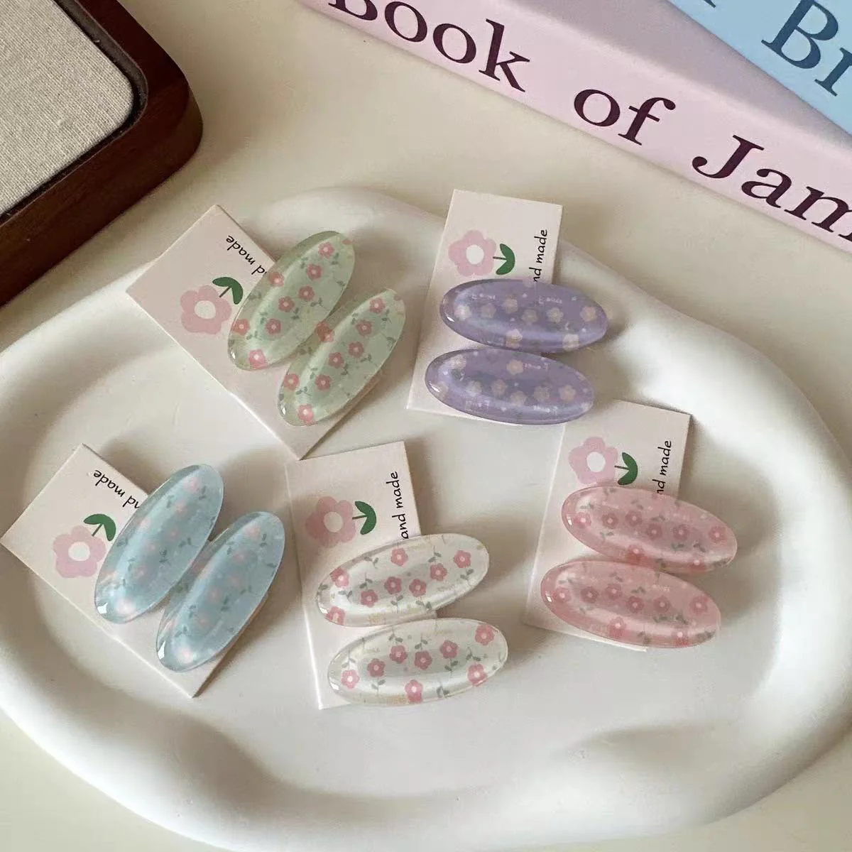 Pastel Prarie Hair Clip(⁠Pack of 2)