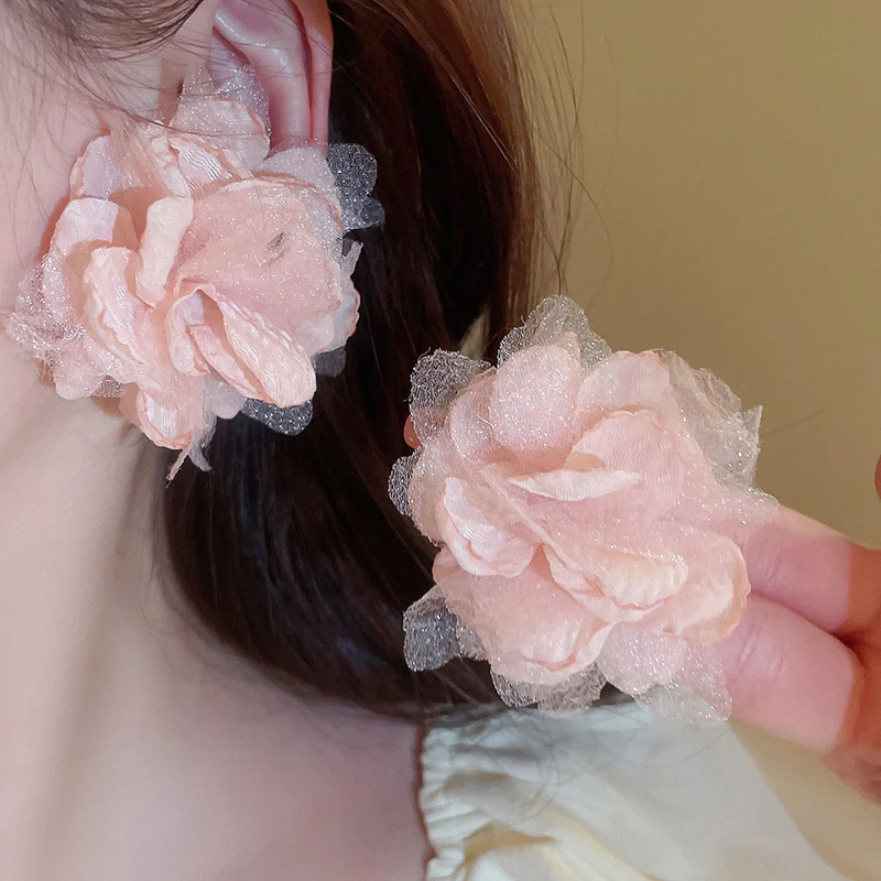 Pastel Rosewhisper Earrings - Image 2