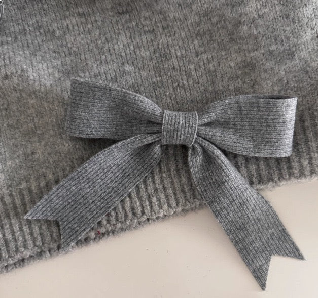 Pastel-snuggle Knitted Hair Bow - Image 11