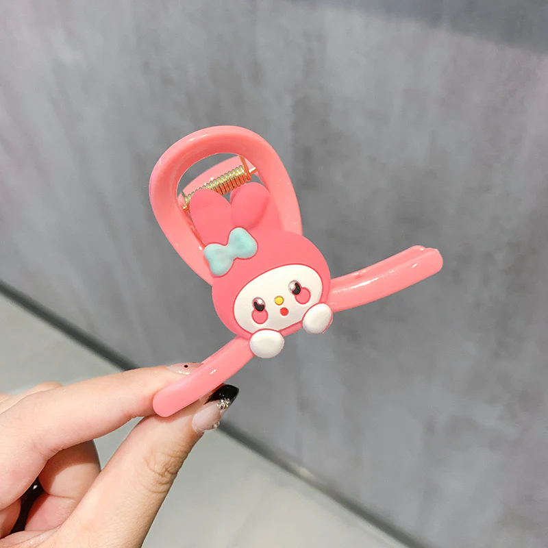 Peachy Doodle Cute Hair Claw