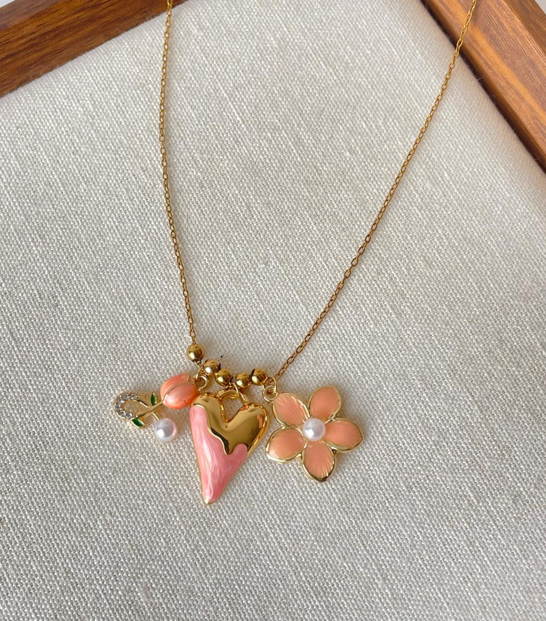 Peachy Kinda Love Necklace - Image 3