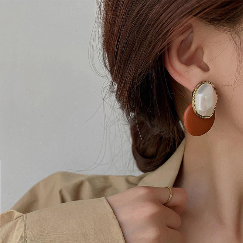 Pearl Espresso Earrings - Image 5