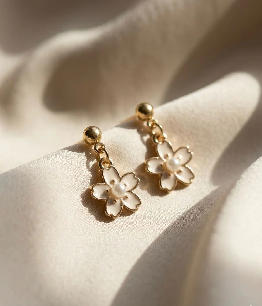 Pearly Dewdrop Earrings