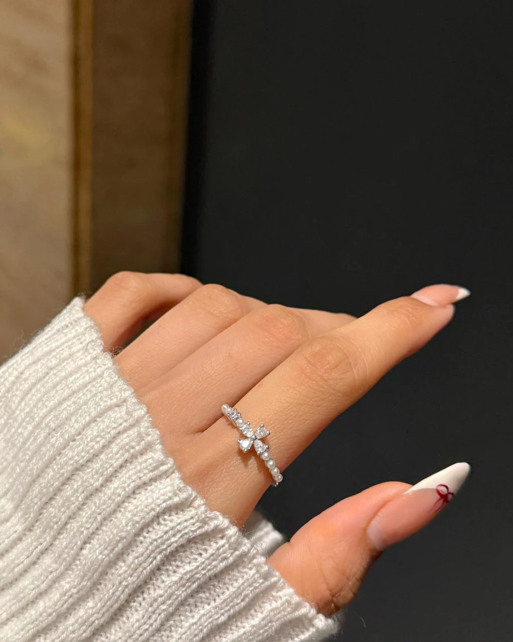 Pearly Periwinkle Ring - Image 3