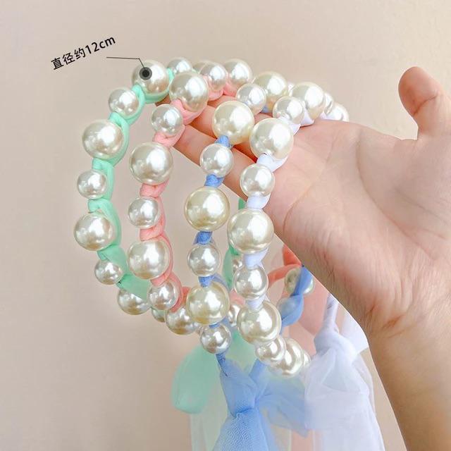 Pearly tail headband- cute hair accessory - Image 2