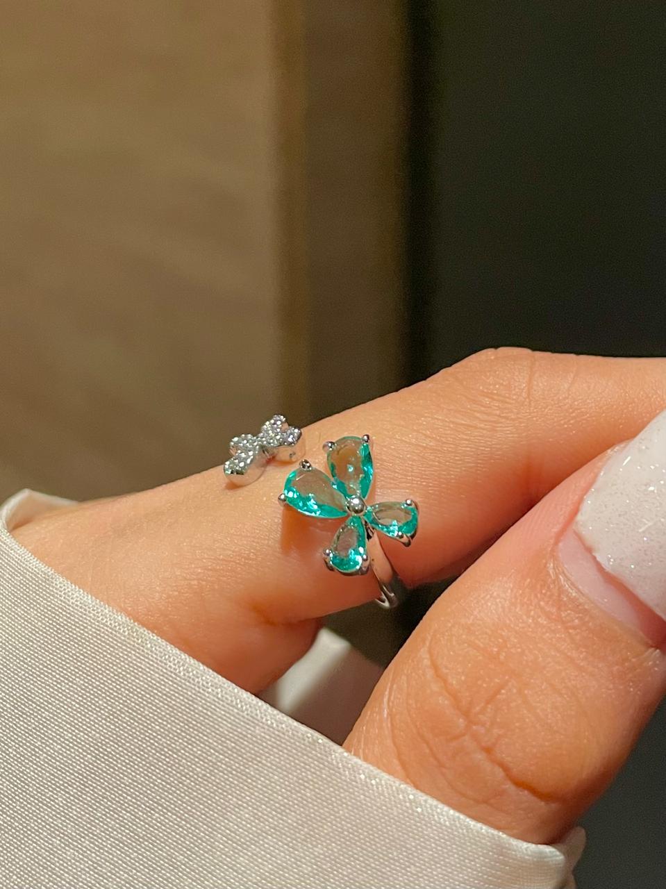 Periwinkle Butterfly Ring - Image 2
