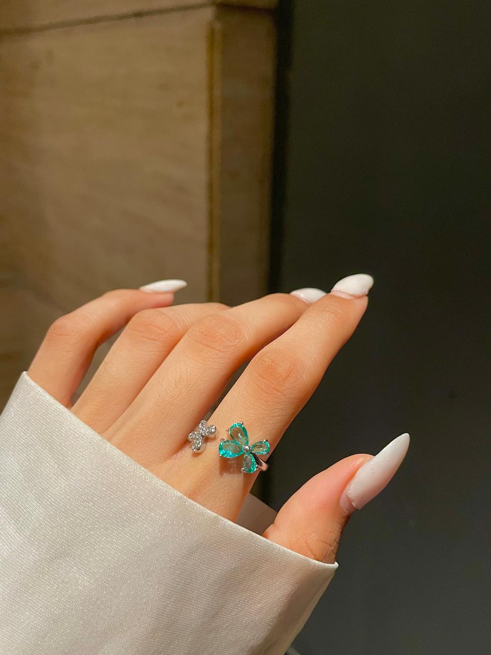 Periwinkle Butterfly Ring - Image 3