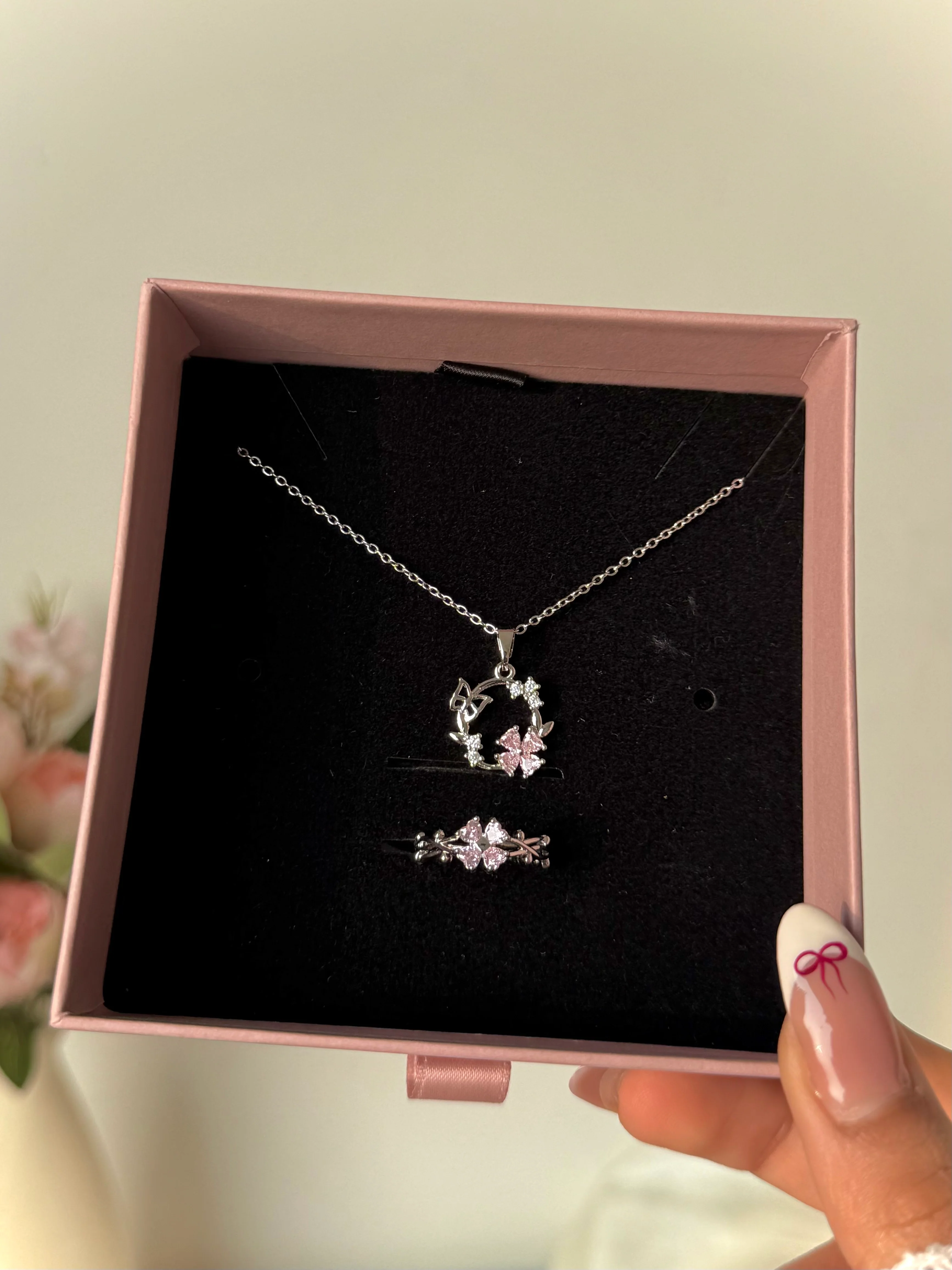 Periwinkle Necklace + Ring Gift Box - Image 3