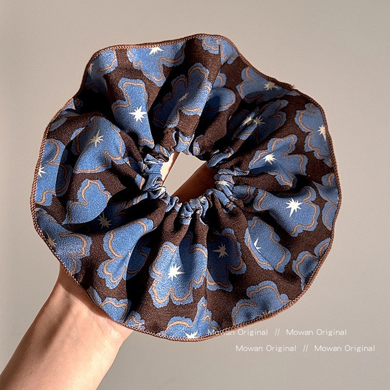 Periwinkle Printed Scrunchie - Image 2