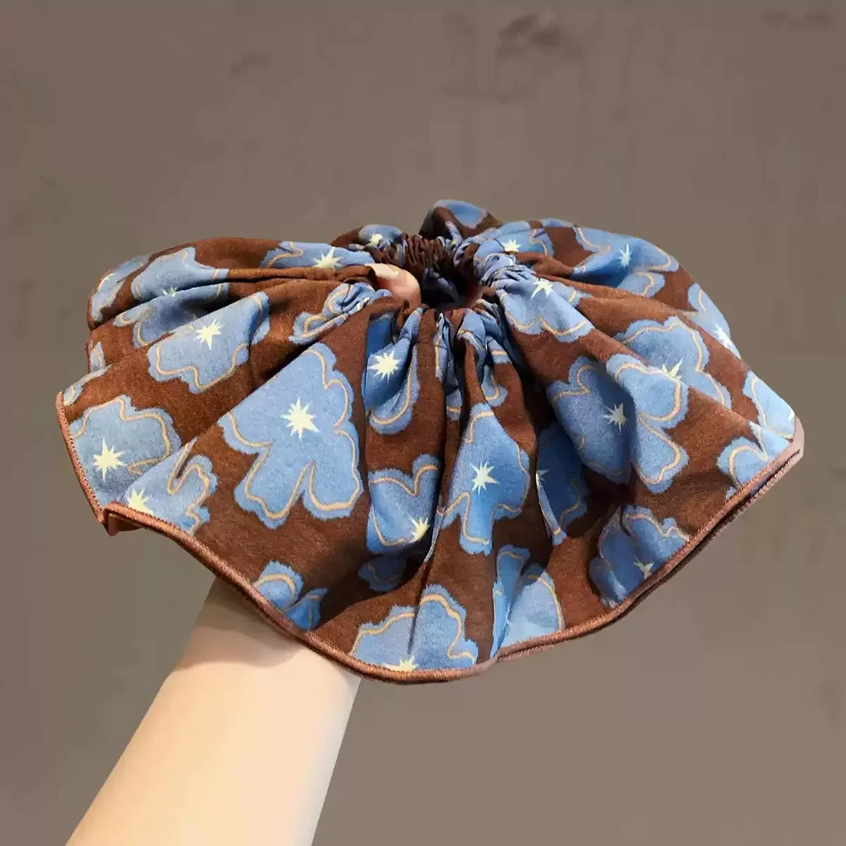 Periwinkle Printed Scrunchie - Image 3