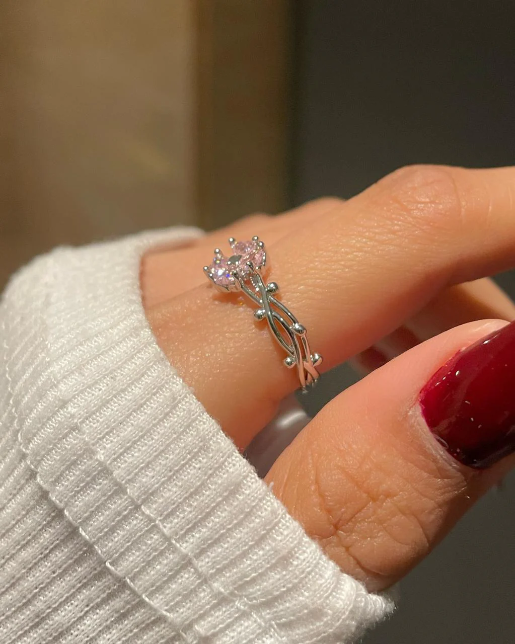 Periwinkle Ring- pink - Image 2