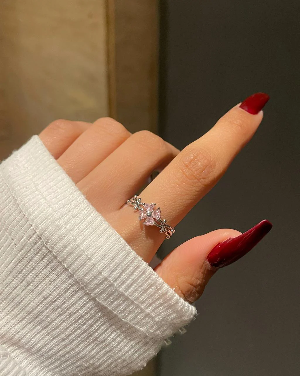Periwinkle Ring- pink - Image 3
