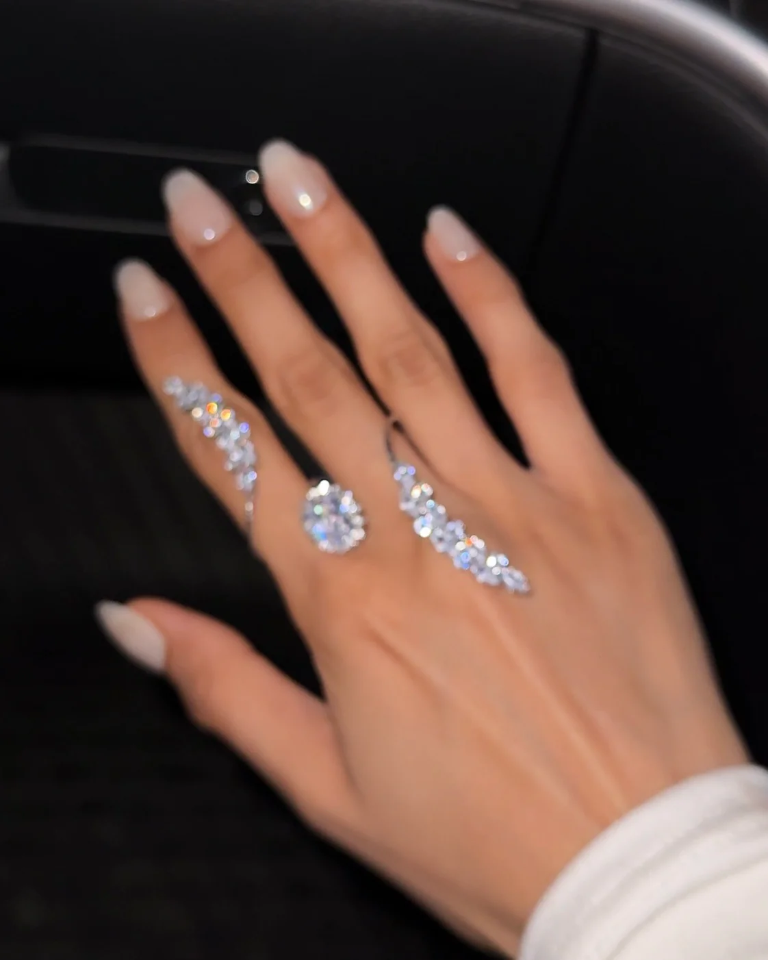 Petal Shimmer hand jewellery