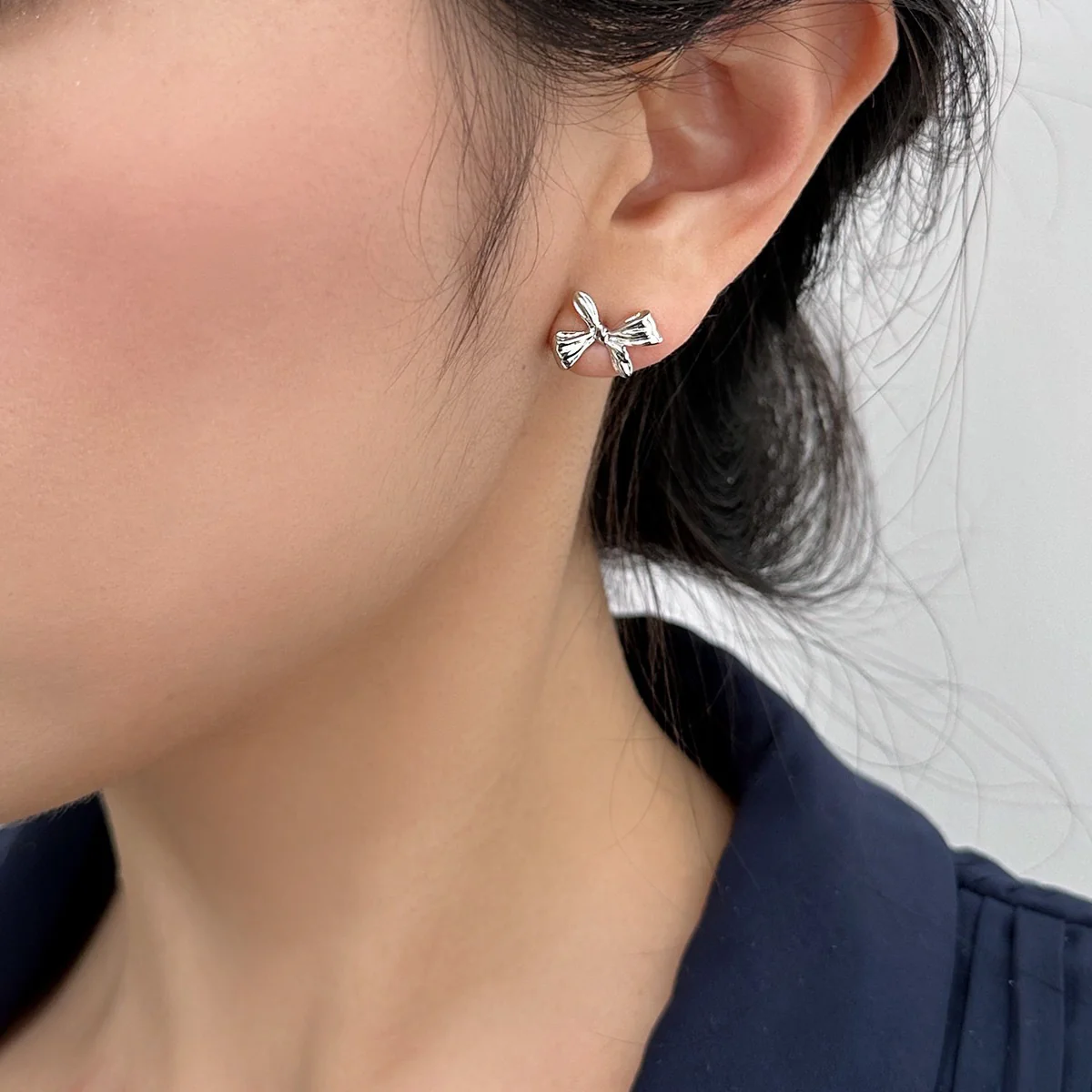 Petite Pretty Bow Earrings - Image 2