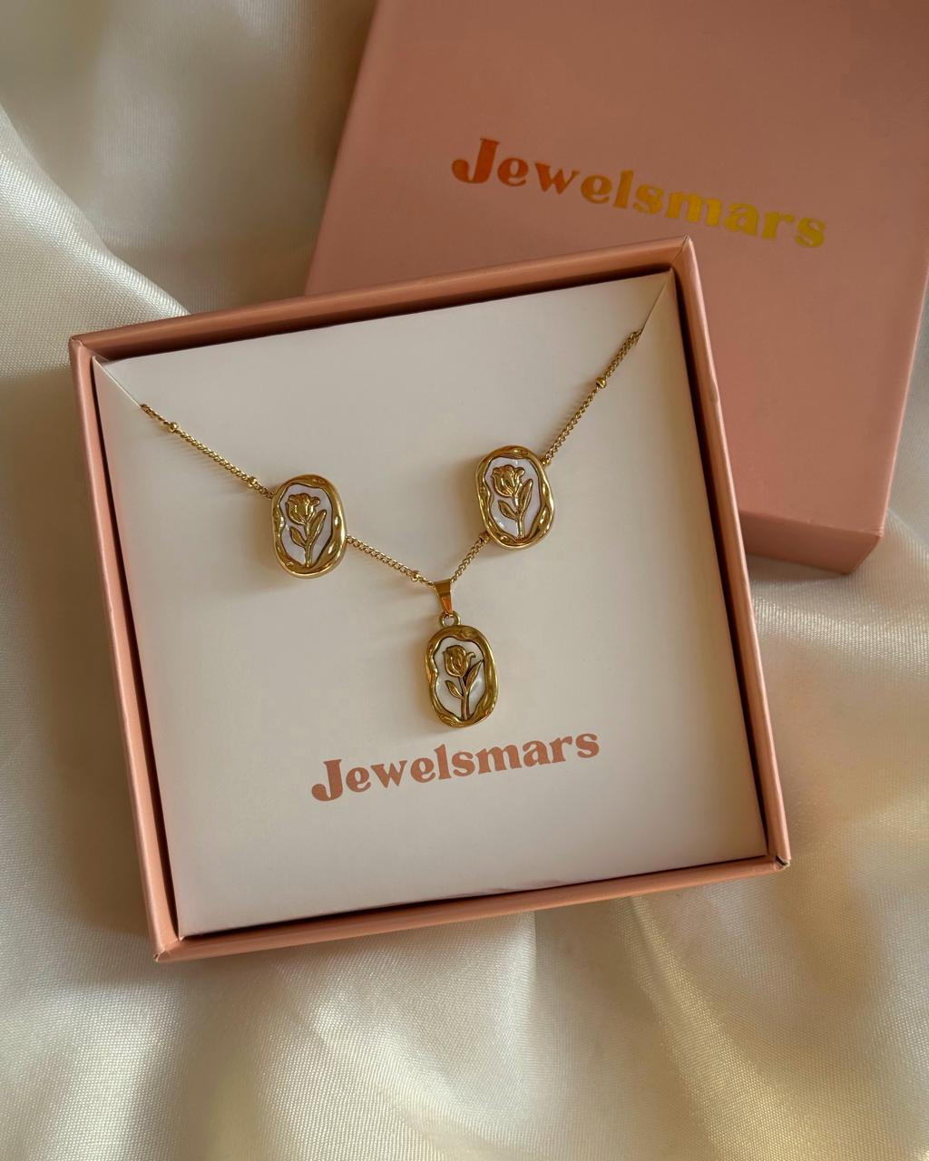 Phool Gift Combo (Necklace + earrings) - Image 2
