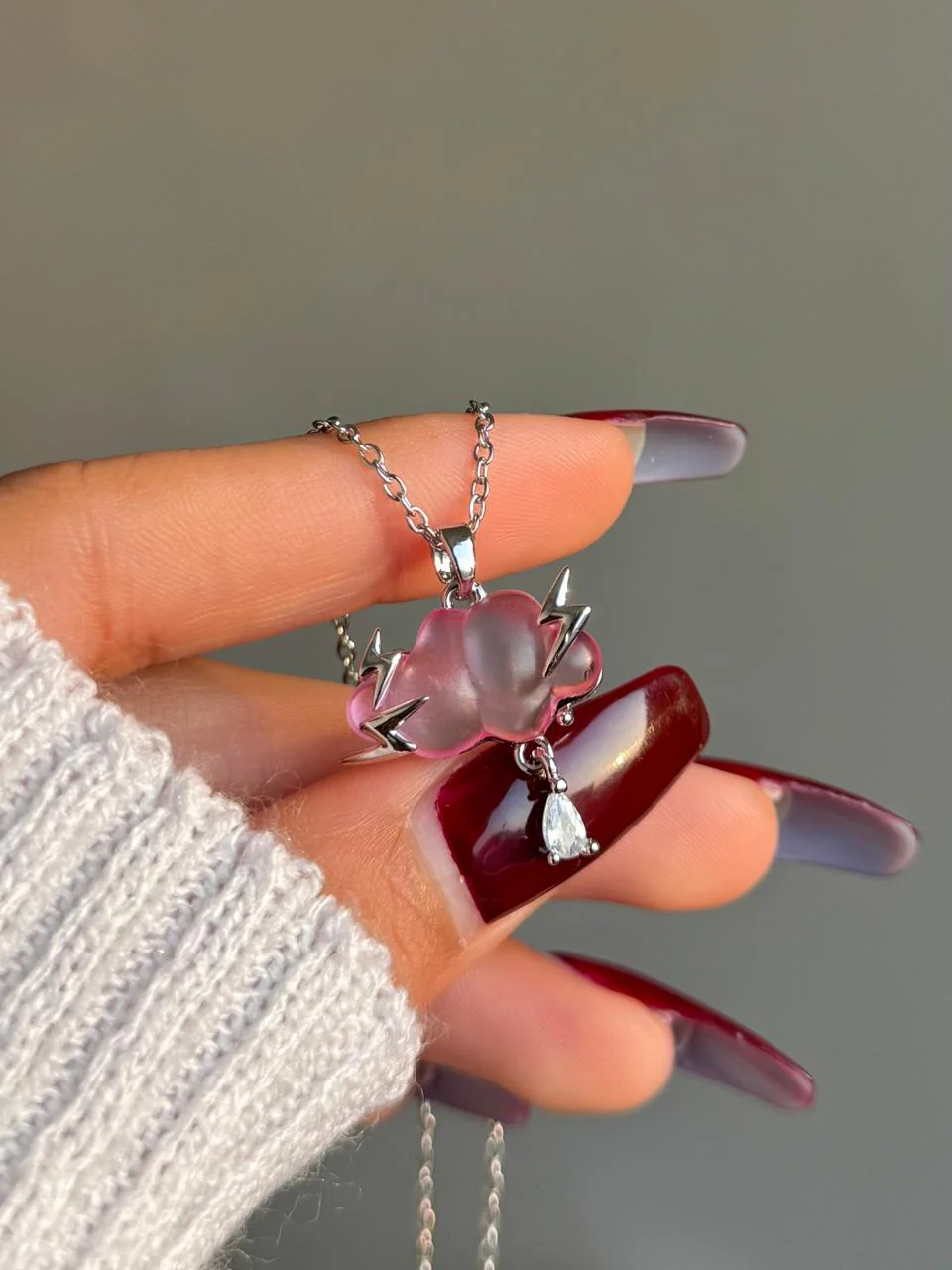Pink Cloud Necklace - Image 2