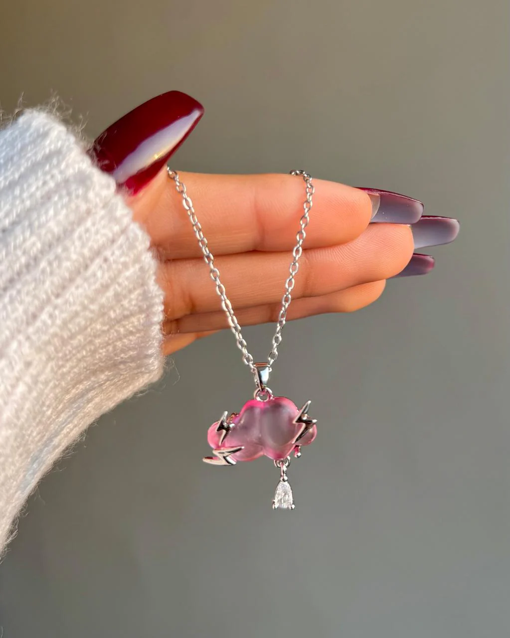Pink Cloud Necklace - Image 3