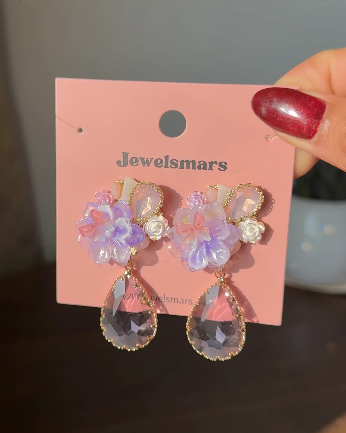 Pink Fantasy Dreamy Earrings - Image 3