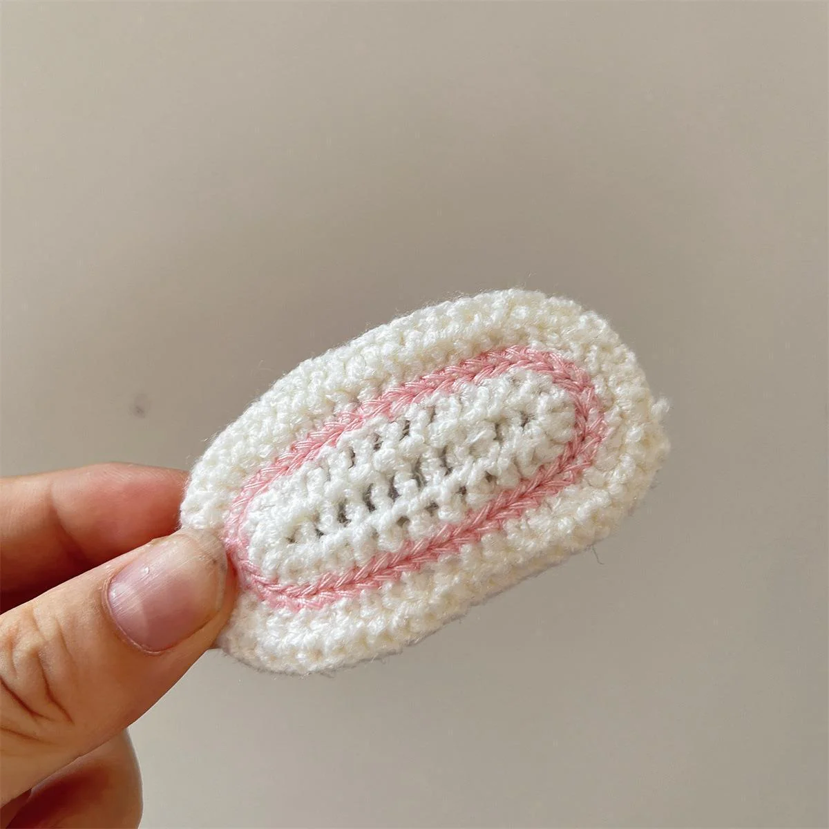 Pink Lullaby Crochet Hair Clip (Pack of 4) - Image 3