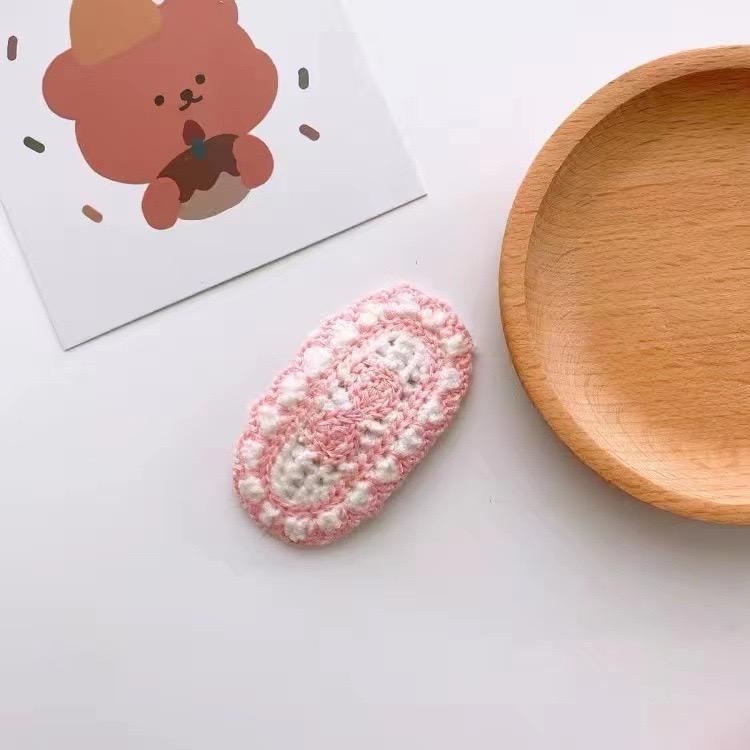 Pink Lullaby Crochet Hair Clip (Pack of 4) - Image 4