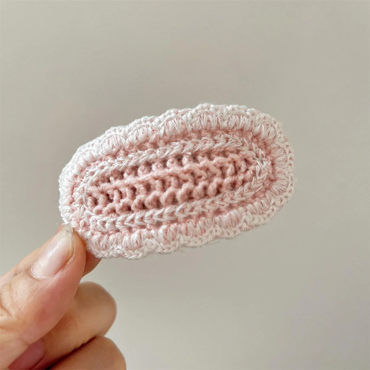 Pink Lullaby Crochet Hair Clip (Pack of 4) - Image 6
