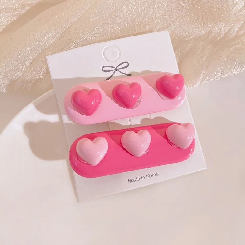 Pink n Hearty Hair clips (Pack of 2)