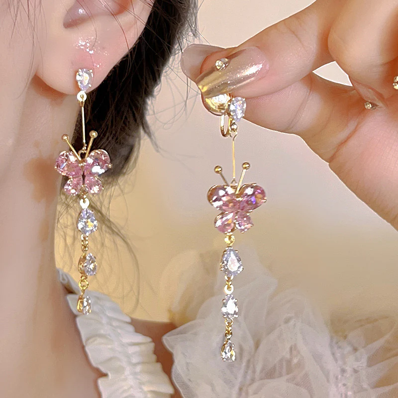 Pink Twinklefly Earrings - Image 3