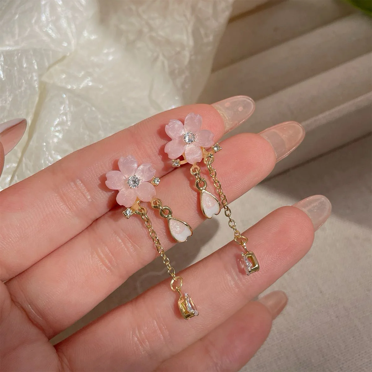 Pinky Floral Flirt Earrings