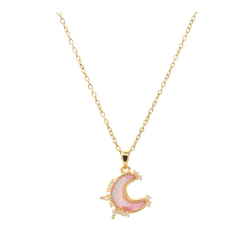 Pinky Moon Necklace - Image 2