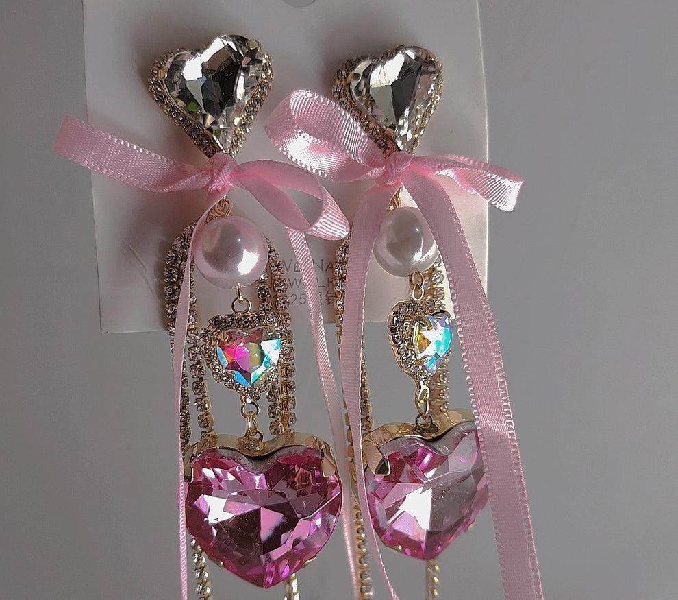 Pinky Party Struck Earrings - Image 6