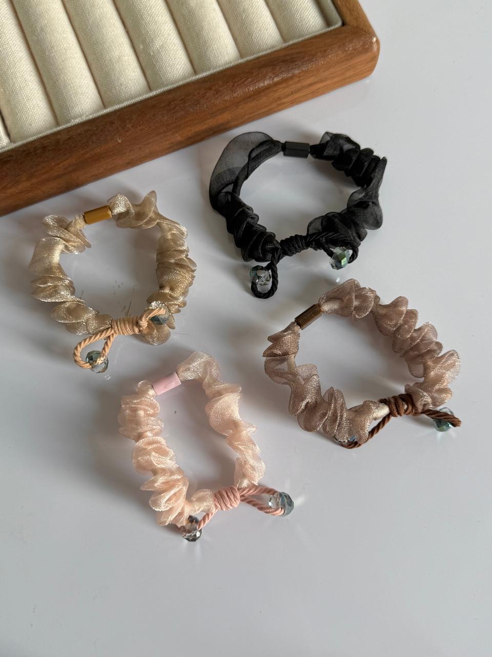 Pinterest Girly Scrunchie Combo (set of 4)