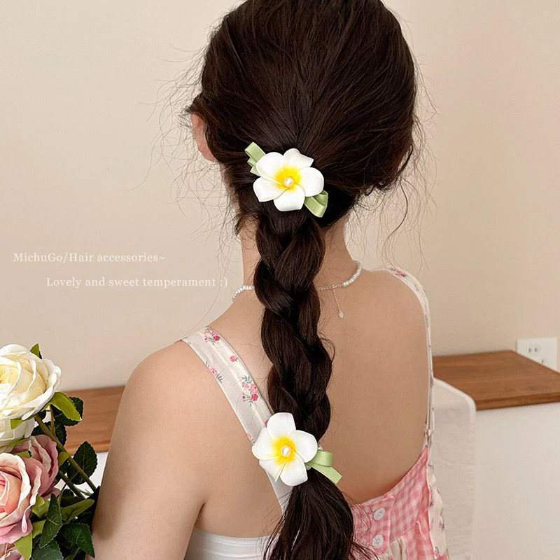 Pixie Daisy Hair Tie & Hair Clip - Image 4