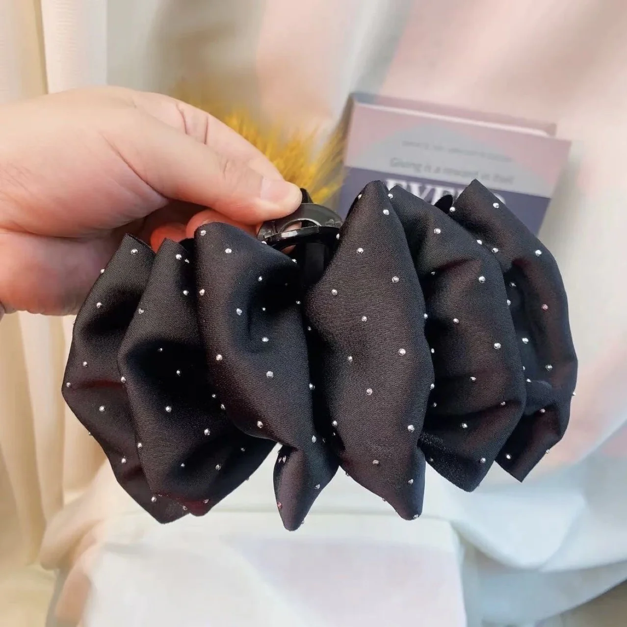Plushy Draped Hair Claw - Image 3