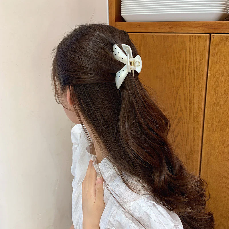 Polka Dotted Darling Claw Clip - Image 2