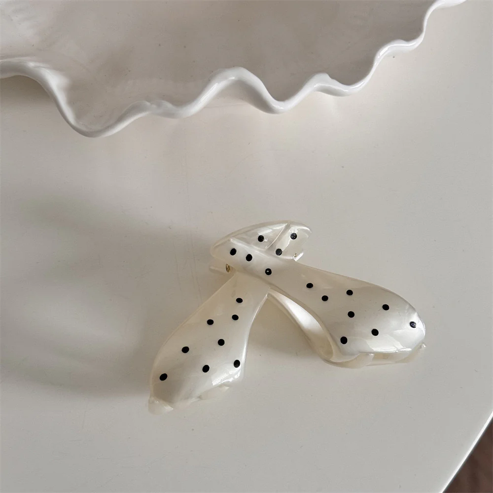 Polka Dotted Darling Claw Clip - Image 3