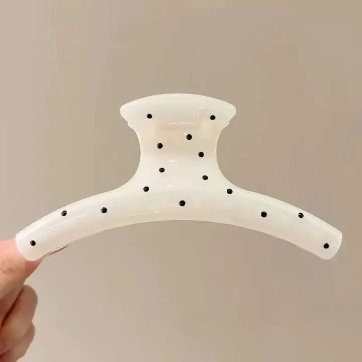 Polka Elegance Claw Clip