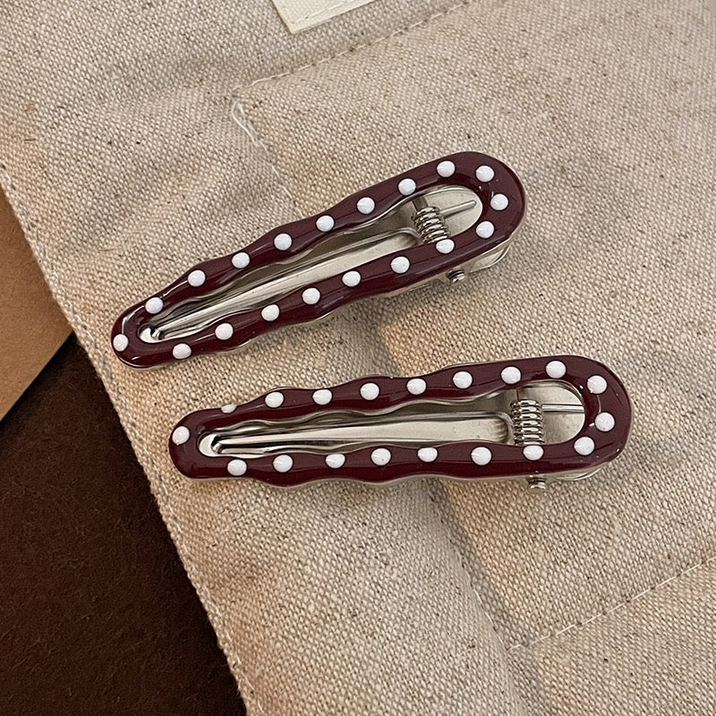 Pop of Polka Hair Clip9 (1 pc) - Image 3