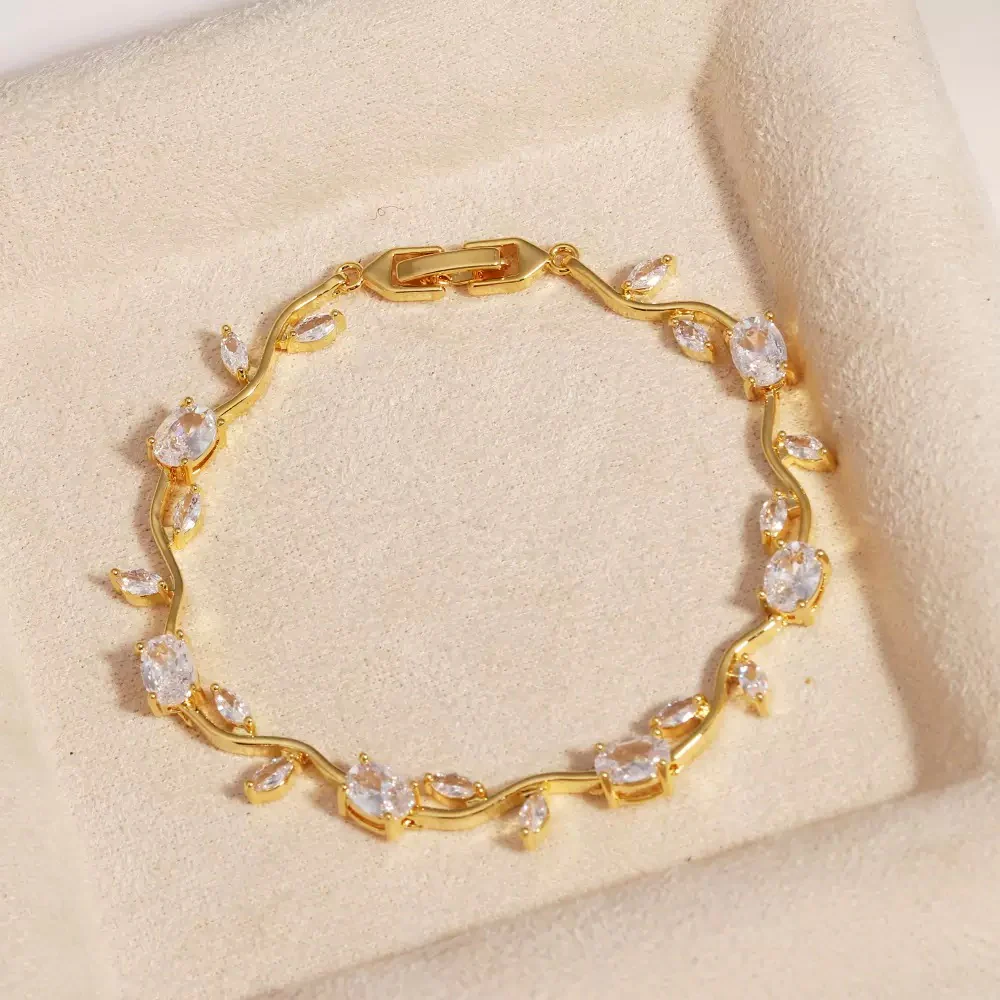 Princess Diaries Rhinestone Tulip Bracelet