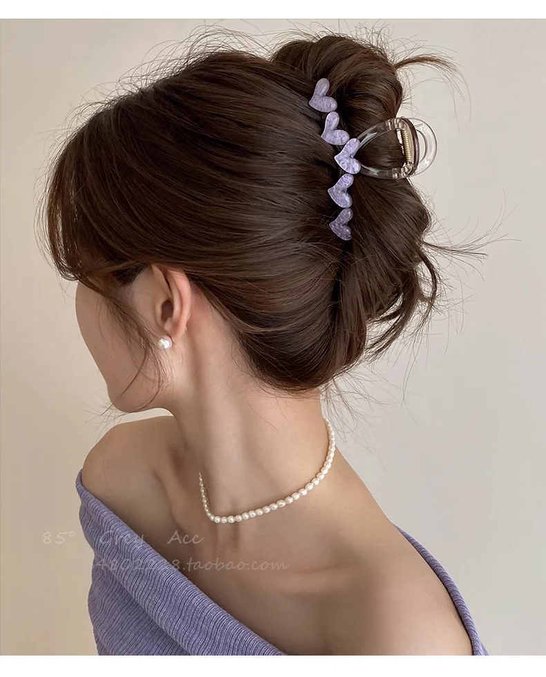 purple Love Claw Clip - Image 2