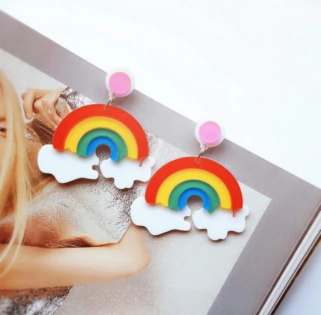 QUIRKY RAINBOW EARRINGS