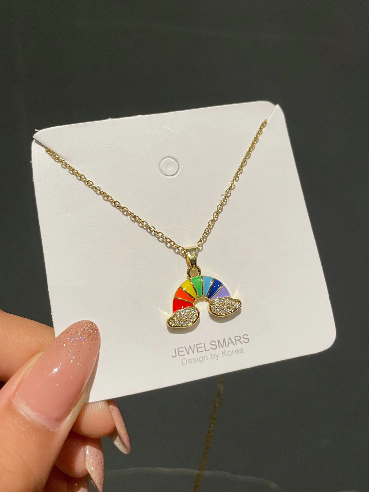 Rainbow Necklace (stainless steel) - Image 2