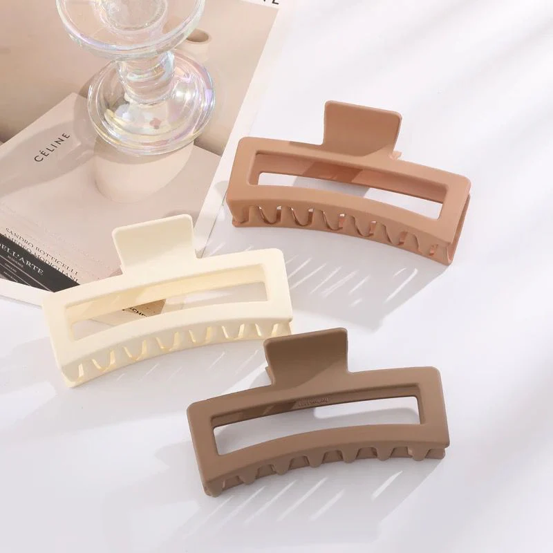 Rectangular Claw Clutchers- browns - Image 5