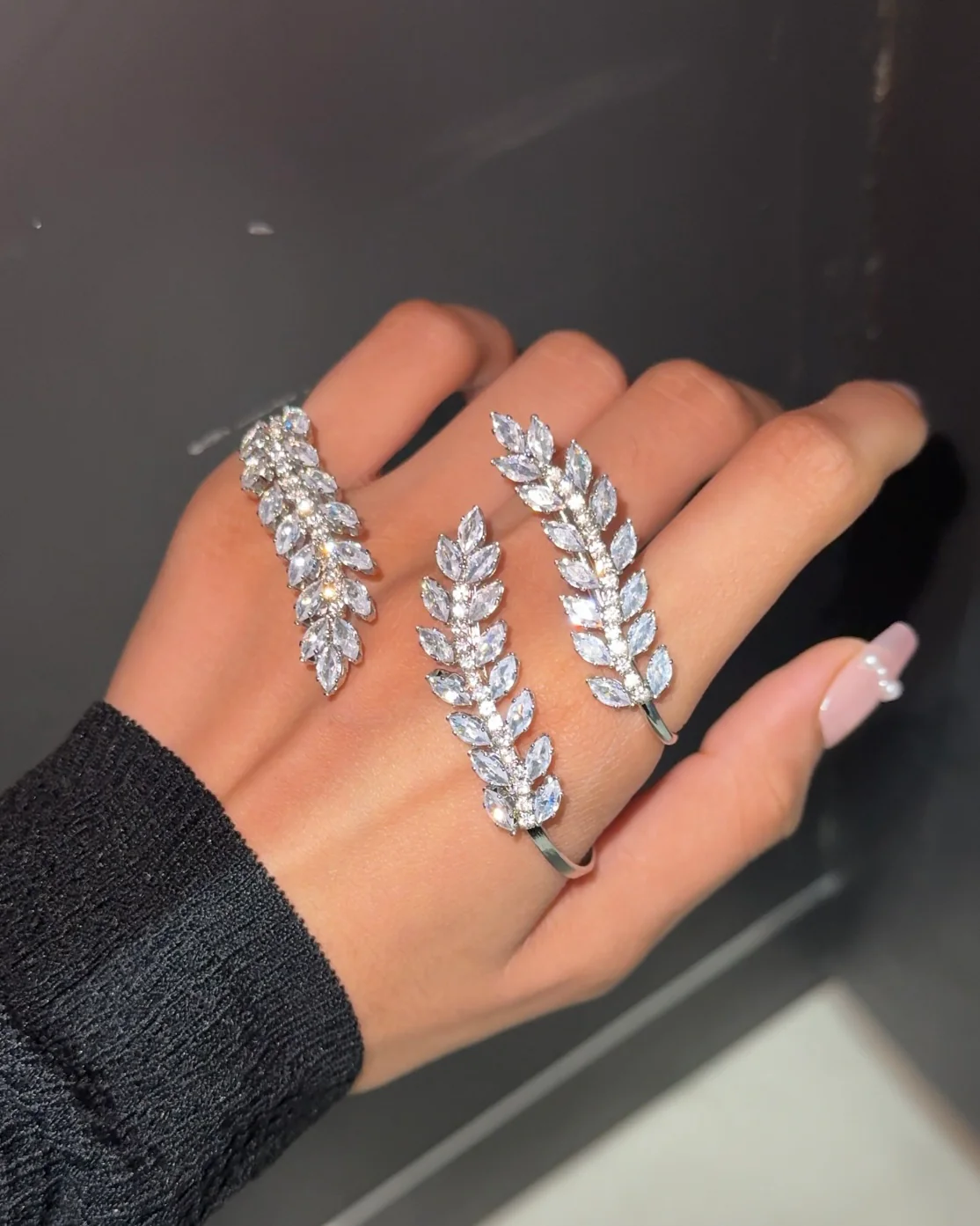 Red Carpet Radiance Hand Jewelery - Image 4