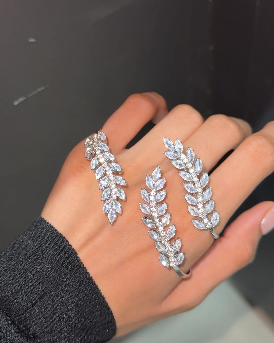 Red Carpet Radiance Hand Jewelery - Image 6