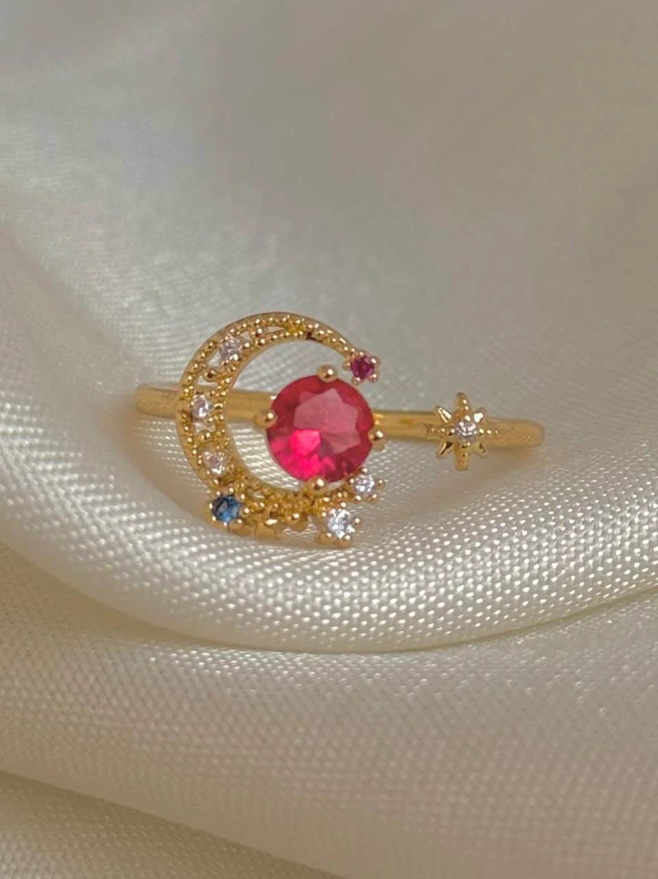 Red stardust Cosmic Ring - Image 3